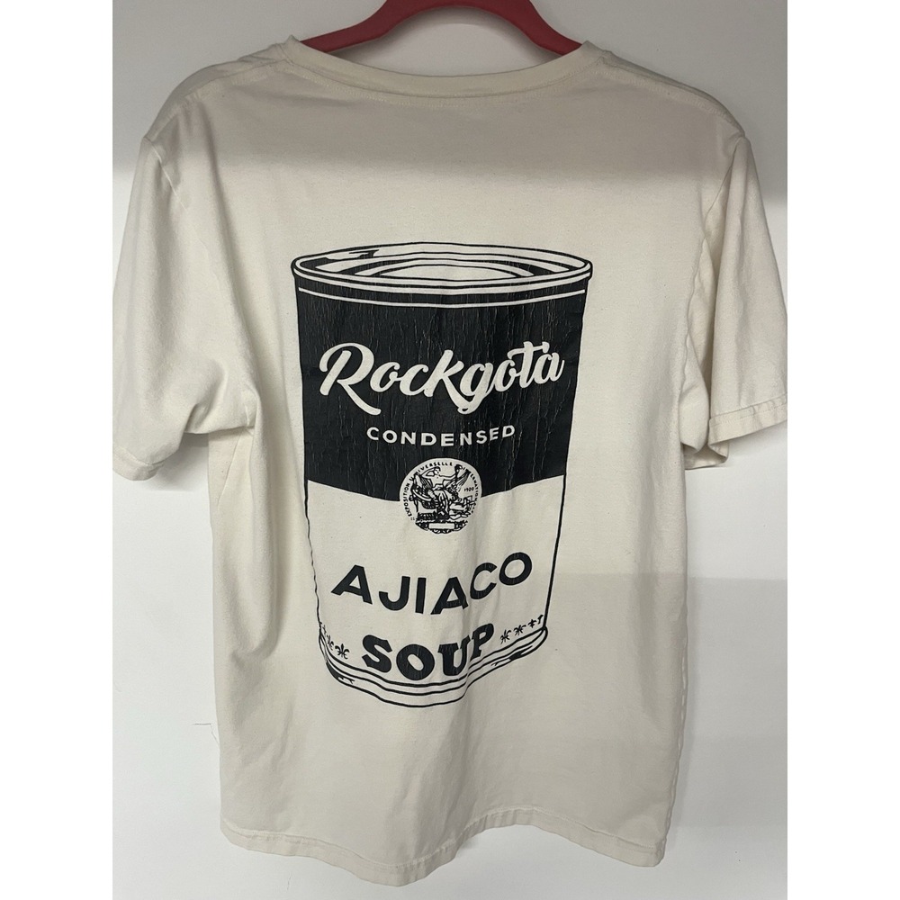 Rockgota Ajiaco Soup Graphic T-Shirt Cream Short Sleeve Tee - Picture 7 of 10
